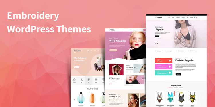 Motywy WordPress do haftowania
