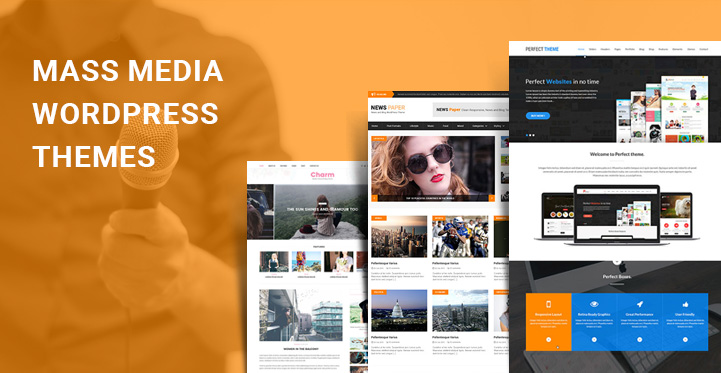 Thèmes WordPress pour médias de masse
