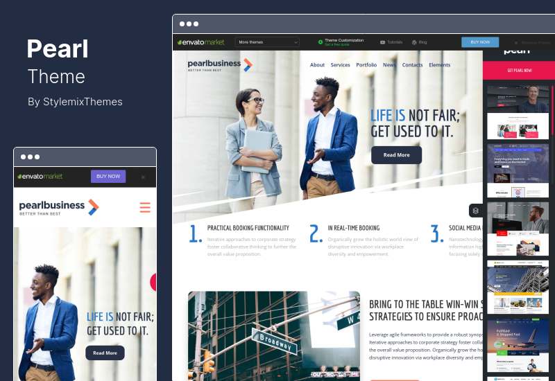 珍珠主题 - 企业商务 WordPress 主题