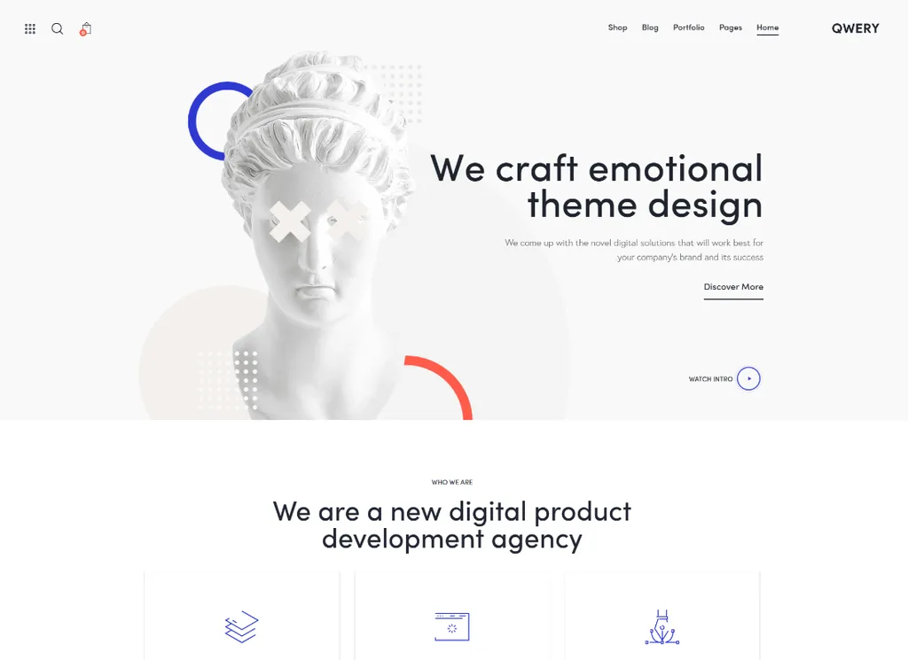 Qwery - Tema WordPress aziendale multiuso + RTL