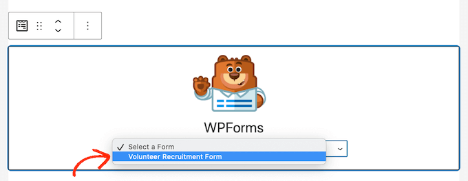 Adicionando um formulário de inscrição voluntária ao seu site WordPress Adding a volunteer application form to your WordPress website