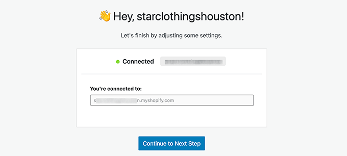 Подключен к вашему магазину Shopify Connected to your Shopify store