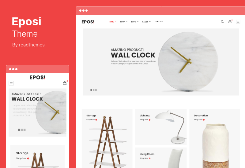 Tema Eposi - Tema WordPress WooCommerce Minimal