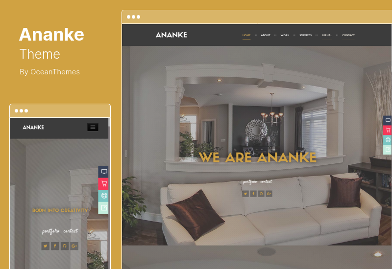 Thème Ananke - Thème WordPress One Page Parallax
