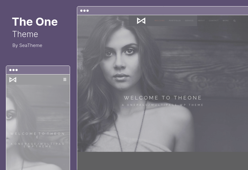Thème TheOne - Thème WordPress Parallax Onepage