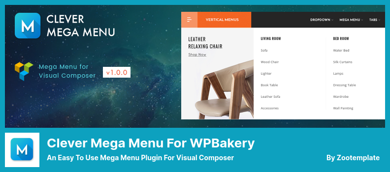 Clever Mega Menu สำหรับปลั๊กอิน WPBakery - ปลั๊กอิน Mega Menu ที่ใช้งานง่ายสำหรับ Visual Composer