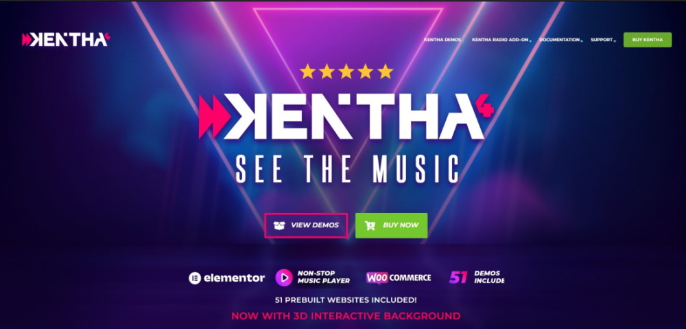 Kentha WordPress 音乐主题