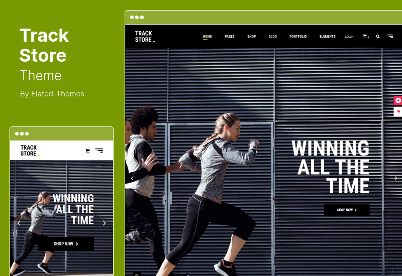 TrackStore-Thema - Sportshop-WordPress-Theme