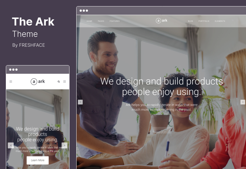 The Ark Theme - Tema de WordPress hecho para autónomos