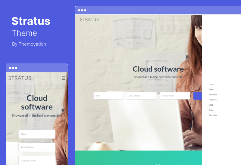 Stratus Theme - Uygulama, Hizmet Olarak Sunulan Yazılımlar ve Yazılım Başlangıç Teknolojisi WordPress Teması