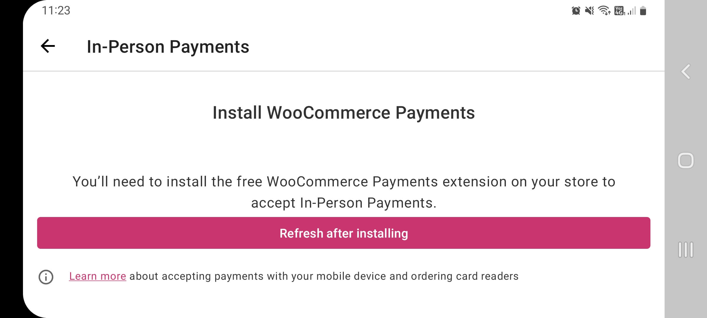 스토어에서 WooCommerce 결제 활성화