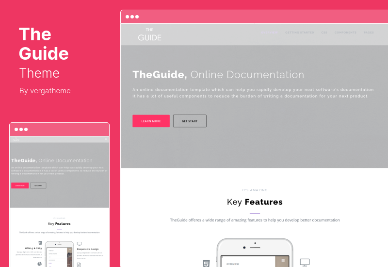 Tema TheGuide - Tema de WordPress para documentación en línea