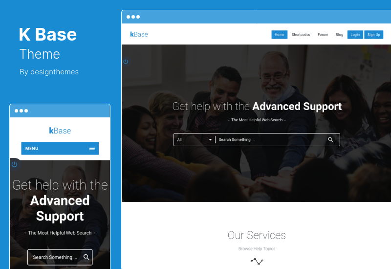 Tema KBase - Base de conocimiento y tema de WordPress para la mesa de ayuda