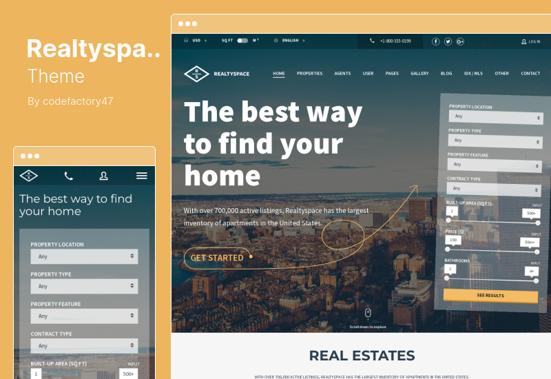 Realtyspace Teması - Emlak WordPress Teması