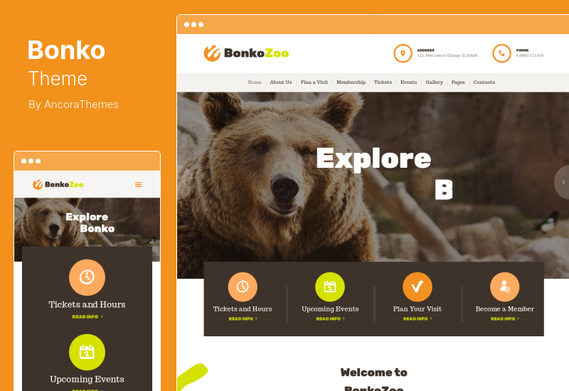 Motyw Bonko - Motyw WordPress Safari i Zoo