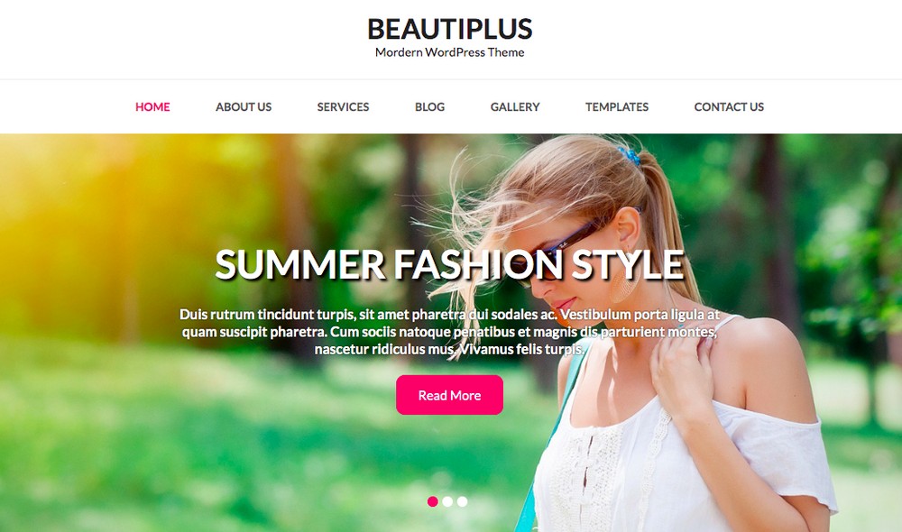 Beautiplus WordPress teması