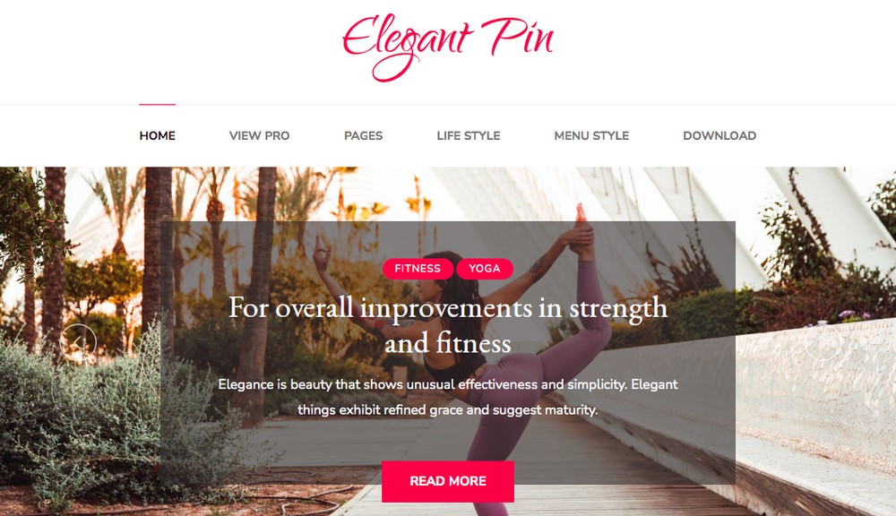 Zarif pin güzel WordPress temaları