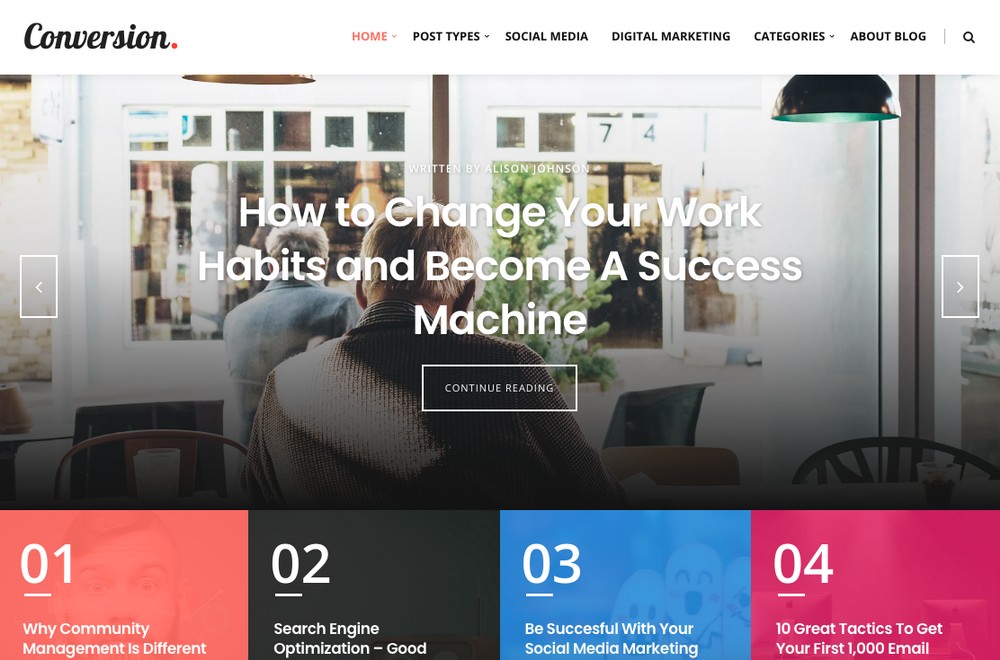Nihai dönüşüm WordPress teması