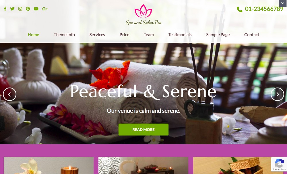 Spa ve Salon Pro teması
