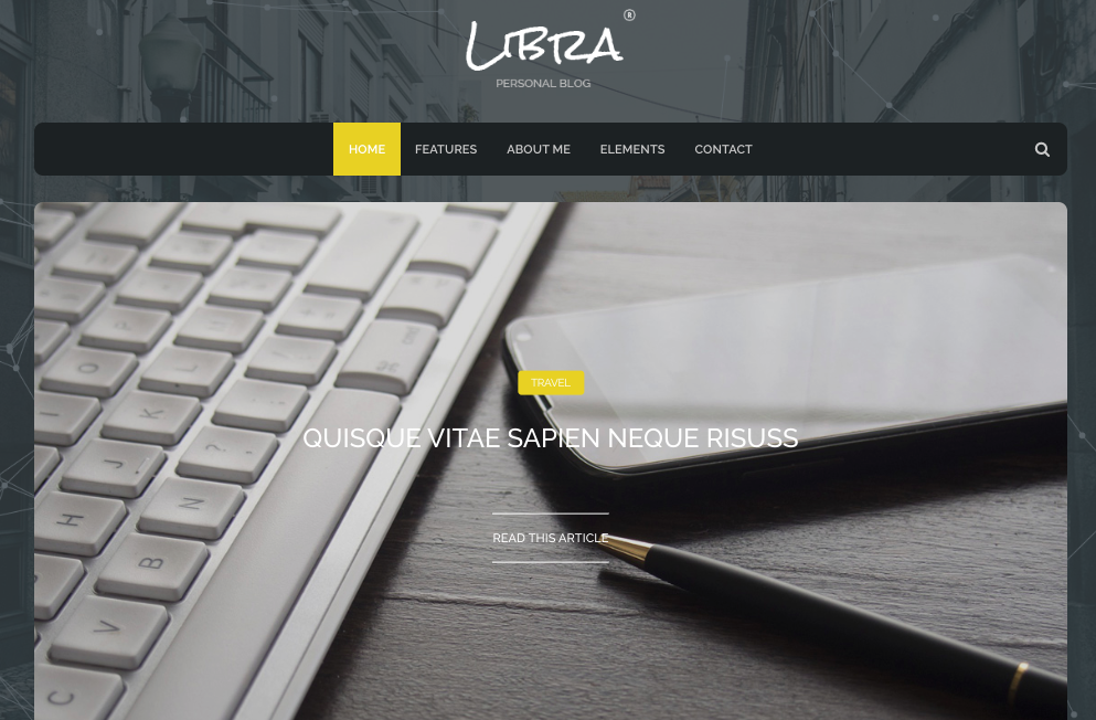 Terazi WordPress teması