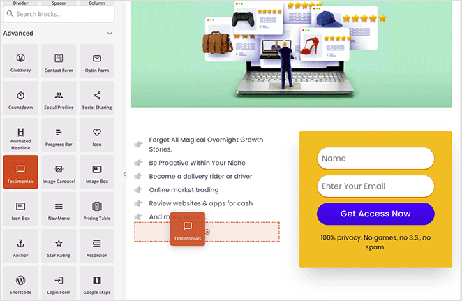 ppc-landing-page-testimonial - SeedProd ppc landing page testimonials block