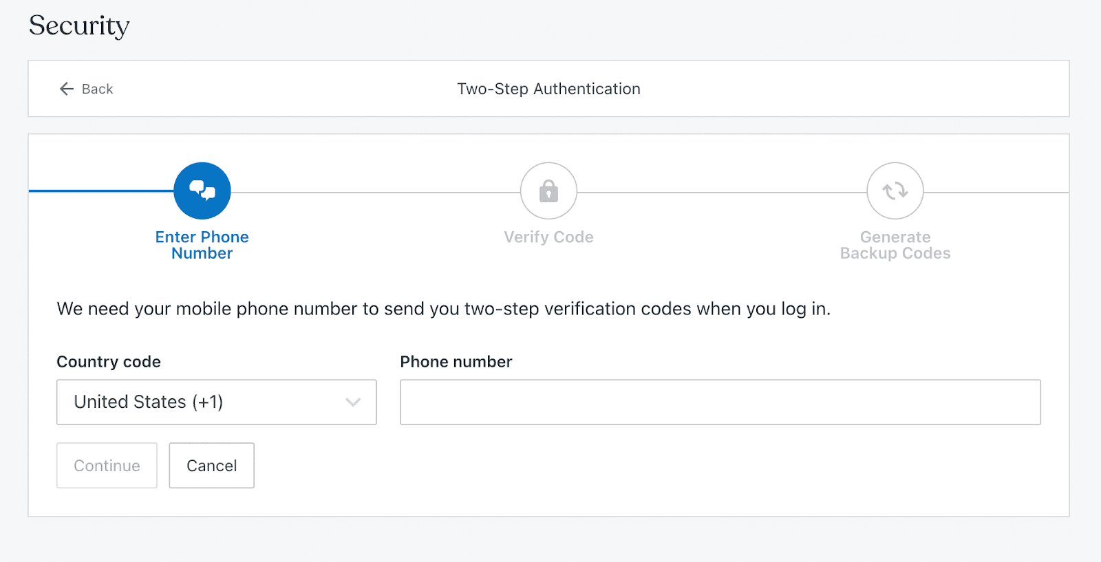Zwei-Faktor-Authentifizierung per SMS einrichten