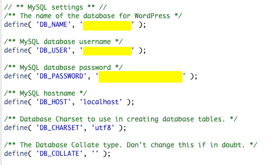 Einstellungen der MySQL-Backend-Codierungsdatenbank