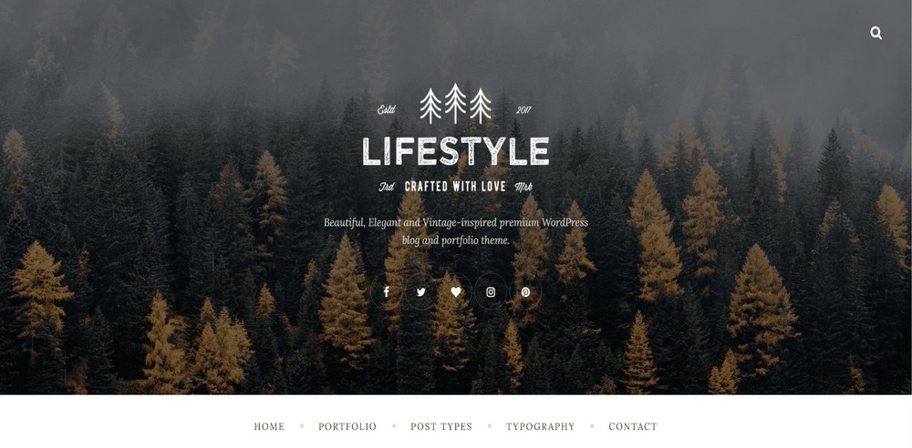 il tema WordPress stile di vita