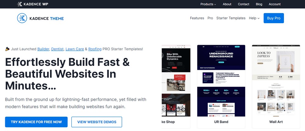 Tema WordPress Kadence