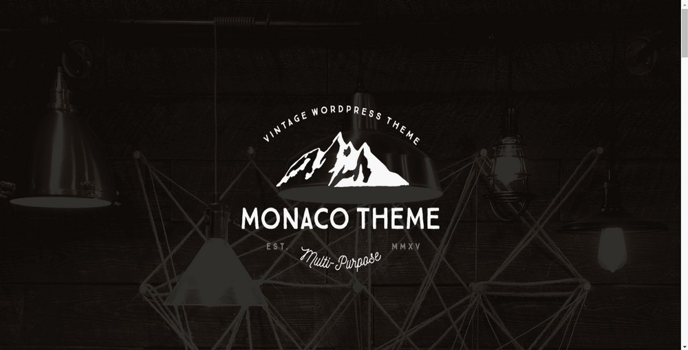 Sito Web WordPress retrò di Monaco