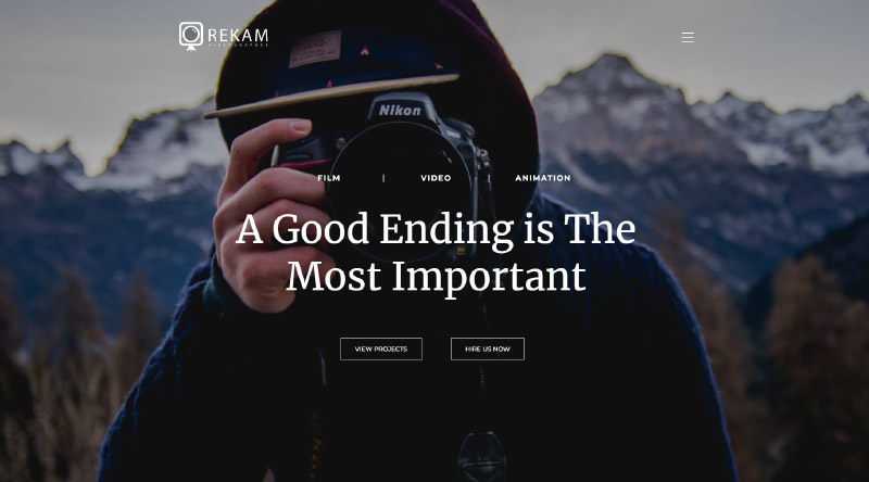5+ потрясающих тем WordPress для видеосъемки для вашего сайта 5 5+ Awesome Videography WordPress Themes for Your Website 1