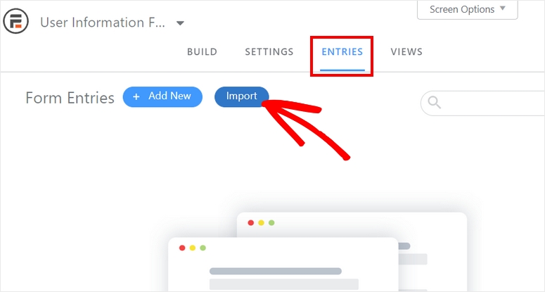 エントリのインポート - IsItWP - 無料の WordPress テーマ検出器 import entries