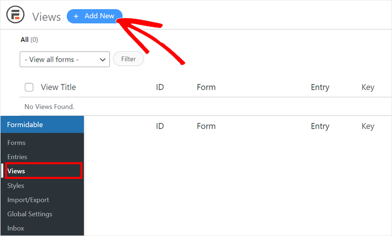 新しいビューを作成する - IsItWP - Free WordPress Theme Detector create new view