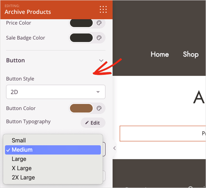 Arquivos de produtos adicionar às configurações do botão do carrinho