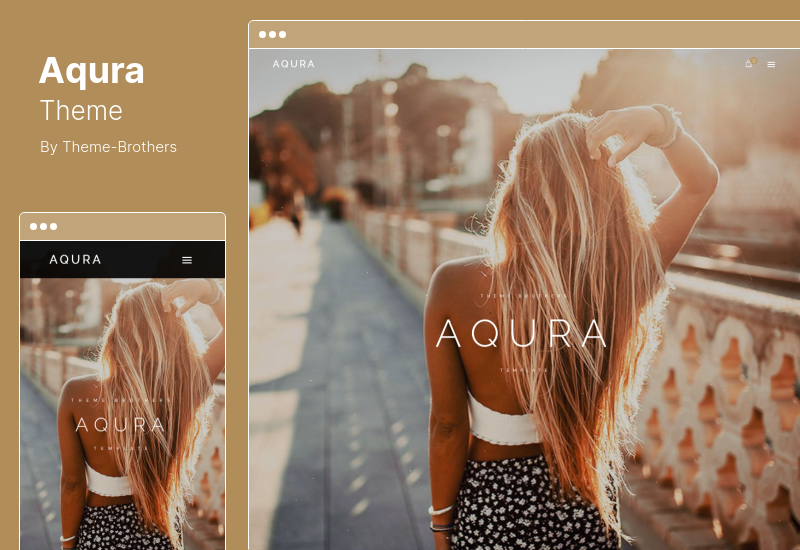 Tema Aqura - Tema WordPress de música