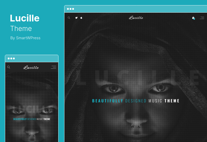 Tema Lucille - Tema WordPress de Música
