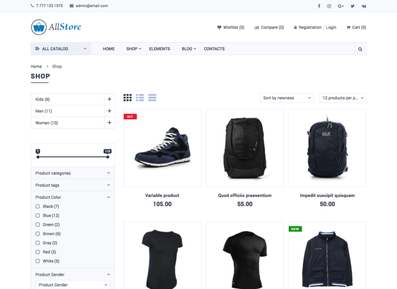 การสาธิต Allstore