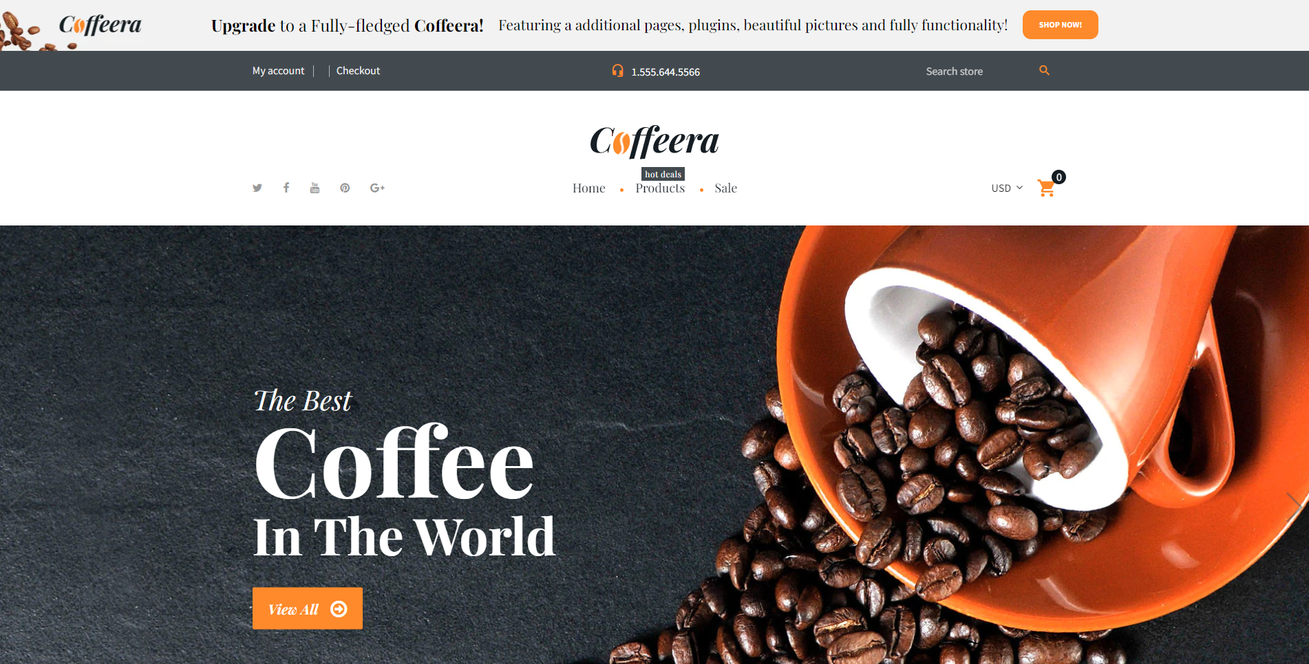 Coffeera - 무료 Shopify 테마