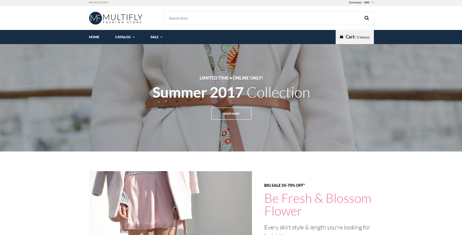 Multifly - 무료 Shopify 테마