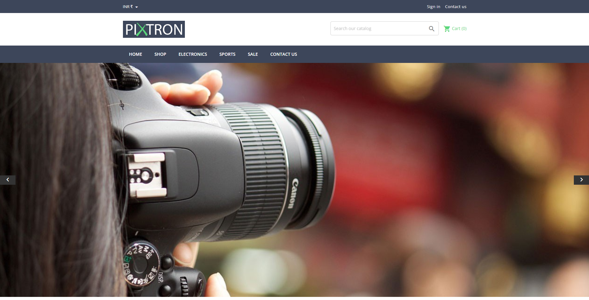 Pixtron - 무료 PrestaShop 테마