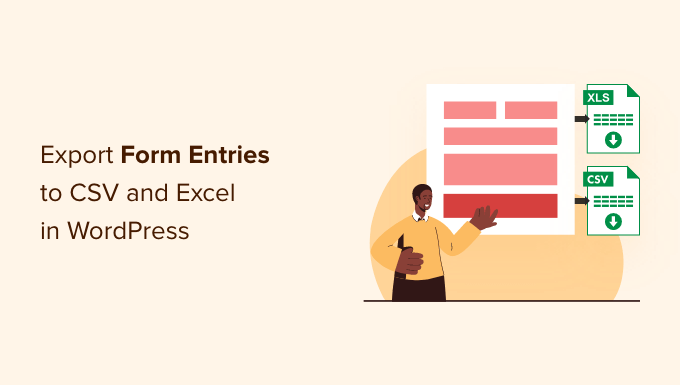 Cómo exportar entradas de formulario de WordPress a CSV y Excel How to Export WordPress form entries to CSV and Excel