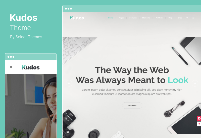 Tema Kudos - Tema de WordPress para agencias de marketing