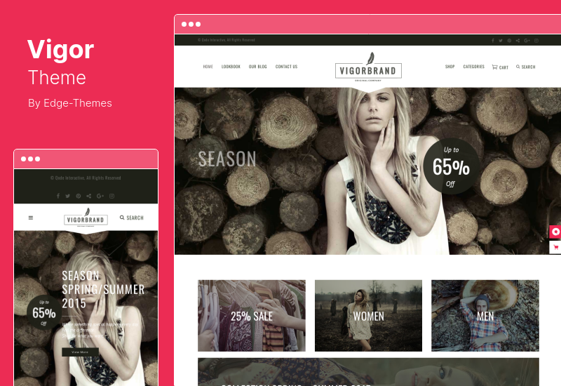 Tema Vigor - Tema Vintage de WordPress