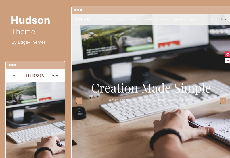 Tema Hudson - Elegante tema de WordPress para negocios