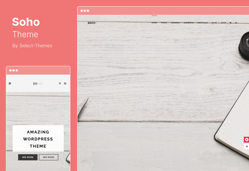 Tema Soho - Tema de WordPress limpio y multipropósito