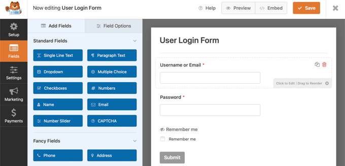WPForms 表单生成器 WPForms Form Builder