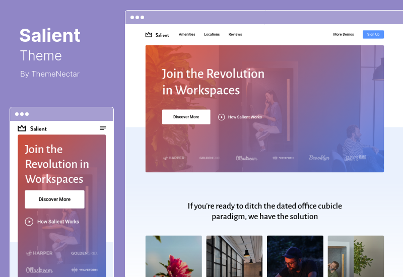 Tema saliente - Tema WooCommerce creativo multiuso