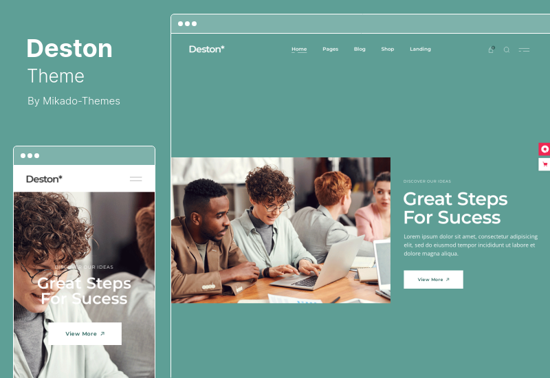 Tema Deston - Tema WordPress aziendale