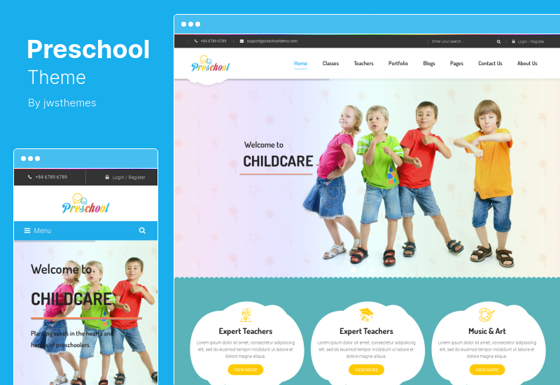 Preschool Theme - Nurseries Kindergarten WordPress 主題