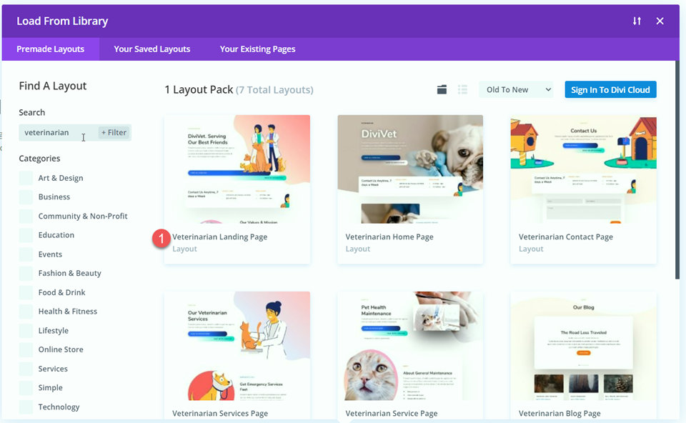 Divi Fullwidth Header Hero Bölümü Bulma Düzeni
